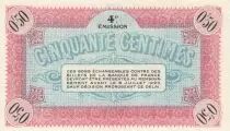 Francia 50 Cents - Vienne Chamber of Commerce - 08-07-1918 - Serial O.115