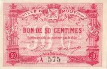 Francia 50 Cents - Ville de Mouy - 1916 - Serial A - P.60-52