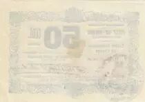 Francia 50 Cents -Chamber of Commerce - Bolbec - 04-08-1914