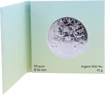 Francia 50 Euros Mickey - 2018 - Silver - National day