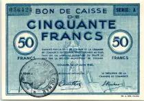 Francia 50 F , Colmar Chambre de Commerce, s&eacute;rie A