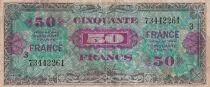 Francia 50 Francs - Allied Military Currency - 1945 - Serial 2 - P.122