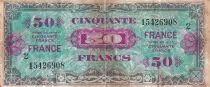 Francia 50 Francs - Allied Military Currency - Serial 2 - 1944