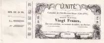 Francia 50 Francs - Banque de l\'Unit� - 1870 - AU