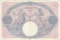 Francia 50 Francs - Blue and Pink - 03-01-1914 - Serial R.5012