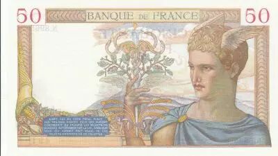 Francia 50 Francs - Ceres - 03-11-1938 - Serial N.8965