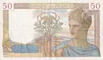 Francia 50 Francs - C&eacute;r&egrave;s - 05-08-1937 - Serial S.6678 - VF to XF - P.85