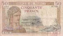 Francia 50 Francs - C�r�s - 17-03-1938 - Serial H.7760 - F - P.85