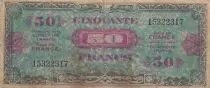 Francia 50 Francs - Flag - 1944 - Without serial - P.117