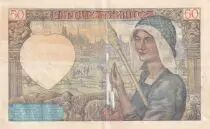 Francia 50 Francs - Jacques Coeur - 13-06-1940 - Serial R.1 - P.93