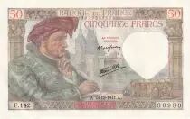Francia 50 Francs - Jacques Coeur - 18-12-1941 - Serial F.142