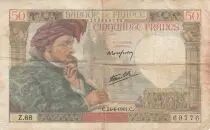 Francia 50 Francs - Jacques Coeur - 24-04-1941 - Serial Z.68