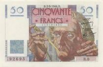 Francia 50 Francs - Le Verrier - 02-05-1946 - Serial R.8