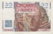 Francia 50 Francs - Le Verrier - 16-05-1946 - Serial Z.23