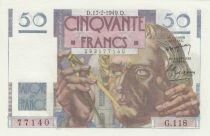 Francia 50 Francs - Le Verrier - 17-02-1949 - Series G.118