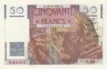 Francia 50 Francs - Le Verrier - 20-03-1947 - Serial C.49