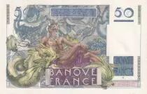 Francia 50 Francs - Le Verrier - 20-03-1947 - Serial Q.55 - P.127
