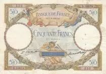 Francia 50 Francs - Luc Olivier Merson - 01-09-1932 - Serial D.10879 - P.80