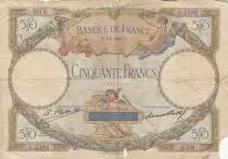 Francia 50 Francs - Luc Olivier Merson - 04-06-1928 - Serial G.2382