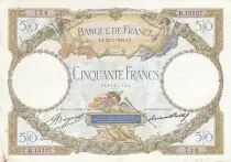 Francia 50 Francs - Luc Olivier Merson - 05-07-1934 - Serial Y.15651 - P.80