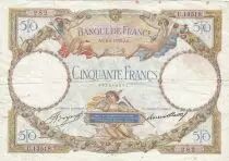 Francia 50 Francs - Luc Olivier Merson - 08-06-1933 - Serial U.13518
