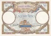 Francia 50 Francs - Luc Olivier Merson - 28-01-1932 - Serial U.9754 - P.80