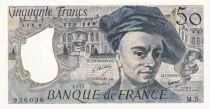 Francia 50 Francs - Quentin de la Tour - 1977 - Serial M.5