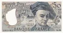 Francia 50 Francs - Quentin de la Tour - 1982 - Serial B.28 - P.152