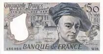 Francia 50 Francs - Quentin de la Tour - 1982 - Serial W.28 - PUNC - P.152b