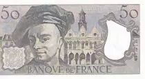 Francia 50 Francs - Quentin de la Tour - 1982 - Serial W.28 - PUNC - P.152b