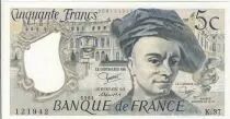 Francia 50 Francs - Quentin de la Tour - 1984 - Serial K.37 - Faute