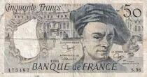 Francia 50 Francs - Quentin de la Tour - 1984 - Serial S.36 - P.152