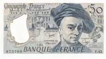 Francia 50 Francs - Quentin de la Tour - 1985 - Serial KF.42