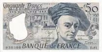 Francia 50 Francs - Quentin de la Tour - 1986 - Serial D.61 - XF - P.152e