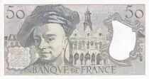 Francia 50 Francs - Quentin de la Tour - 1986 - Serial W.44 - XF - P.152b