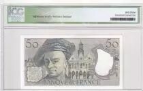 Francia 50 Francs - Quentin de la Tour - 1987 - Serial K.49 - ICG 63UNC