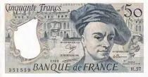Francia 50 Francs - Quentin de la Tour - 1989 - Serial H.57 - XF - P.152d