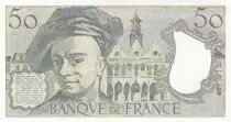Francia 50 Francs - Quentin de la Tour - 1989 - Serial Q.58