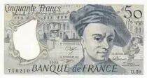 Francia 50 Francs - Quentin de la Tour - 1990 - Serial U.59