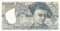 Francia 50 Francs - Quentin de la Tour - 1991 - Serial D.67