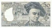 Francia 50 Francs - Quentin de la Tour - 1992 - Serial J.72