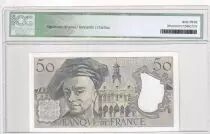 Francia 50 Francs - Quentin de la Tour - 1992 - Serial L.72- ICG 63UNC