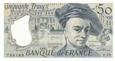 Francia 50 Francs - Quentin de la Tour - 1992 - Serial P.70