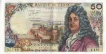 Francia 50 Francs - Racine - 05-11-1971 - Serial T.187 - P.148