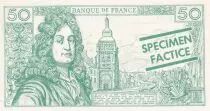 Francia 50 Francs - Racine - School note - Serial X.0