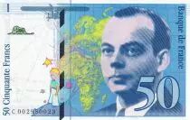 Francia 50 Francs - Saint-Exup�ry - 1992 - Letter C - P.157