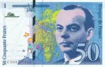 Francia 50 Francs - Saint-Exup�ry - 1992 - Letter F - P.157