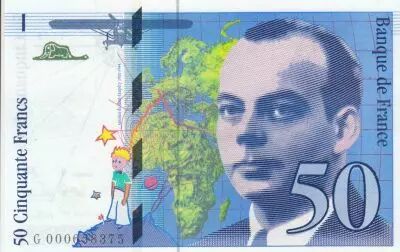 Francia 50 Francs - Saint-Exup�ry - 1992 - Serial G.000
