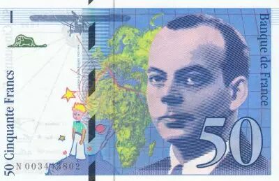 Francia 50 Francs - Saint-Exup�ry - 1992 - Serial N.003