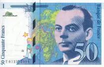 Francia 50 Francs - Saint-Exup�ry - 1993 - Letter T - F.72.02